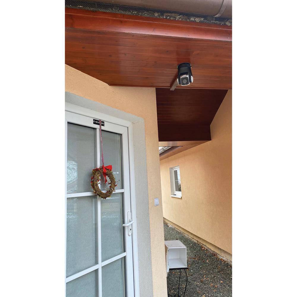 CLEER Ares Pro Biometric Auto Tracking Outdoor PTZ Security Camera in Black