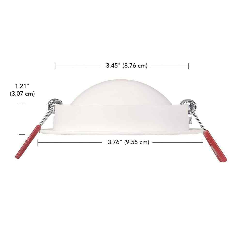 Commercial Electric 3 in. Selectable CCT Ultra-Spot Canless Recessed LED Kit
