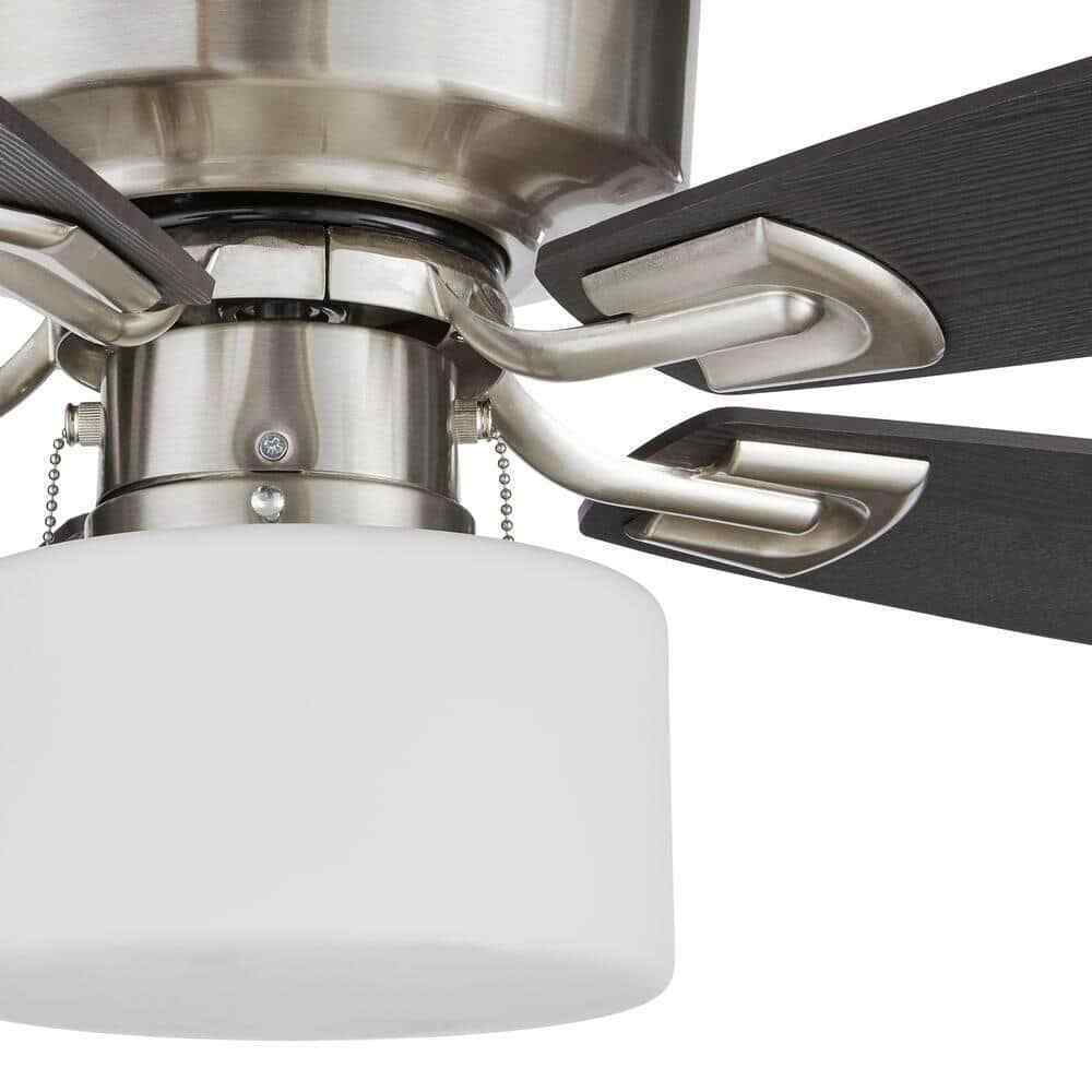 Bellina 42 in. Brushed Nickel Ceiling Fan with Light Kit RH5H1-BN