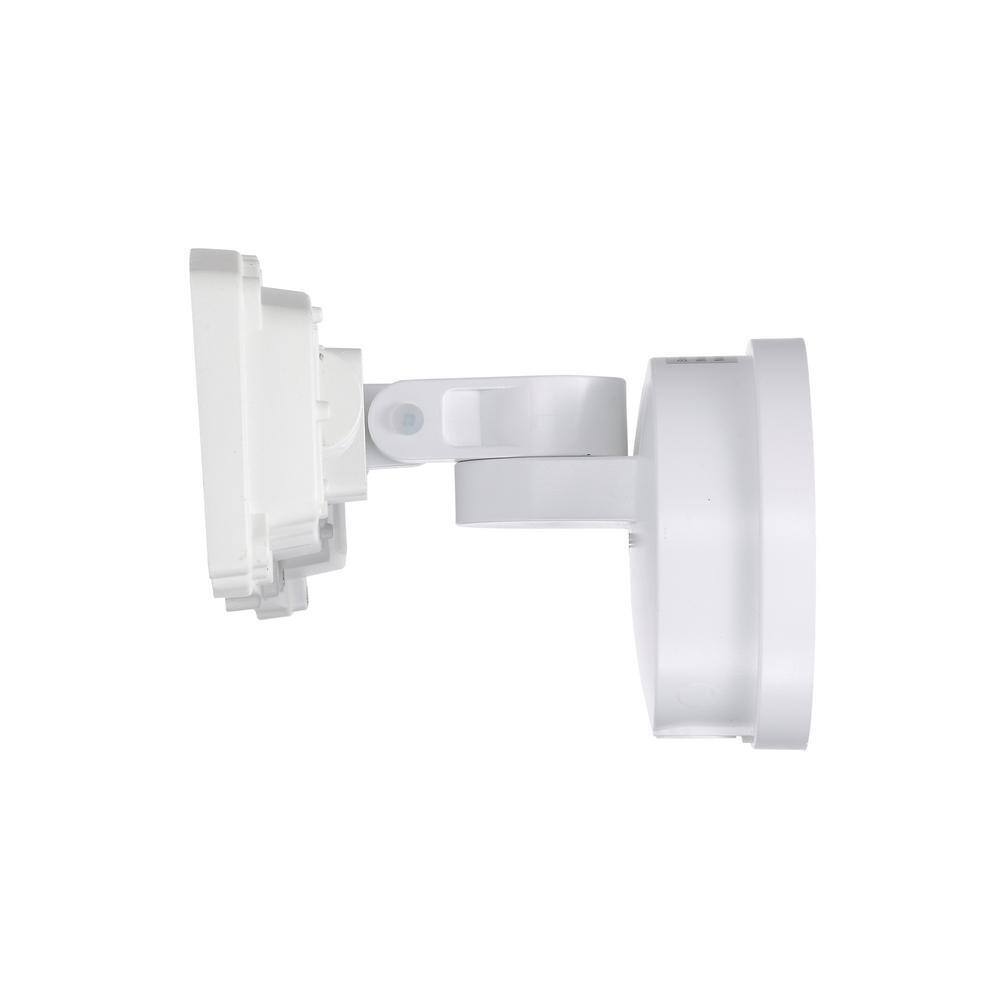 AWSENS White Outdoor LED Security Flood Light Wall or Eave Mount Flood Light