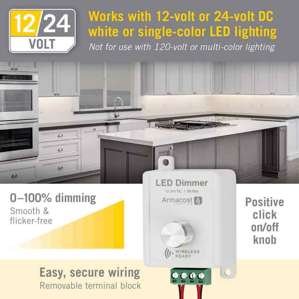 Armacost Lighting Rotary Knob LED Dimmer