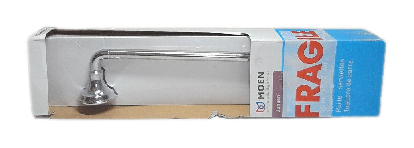 MOEN Jansen 18 in. Towel Bar in Chrome BH0918CH