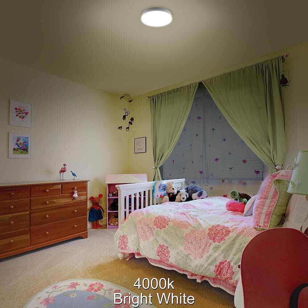 Commercial Electric 7 in. Low Profile LED Flush Mount Ceiling Light Fixture