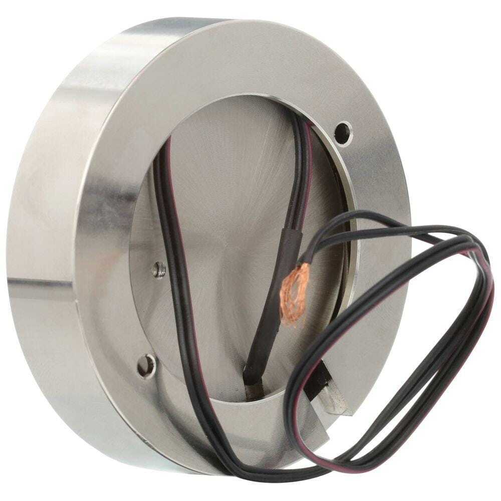 Armacost Lighting PureVue Dimmable Soft White Puck Light Brushed Steel Finish