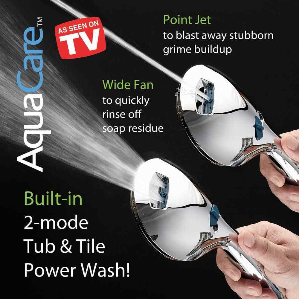 8-Spray Patterns 2.5 GPM 4.5 in. Wall Mounted Dual Shower Head
