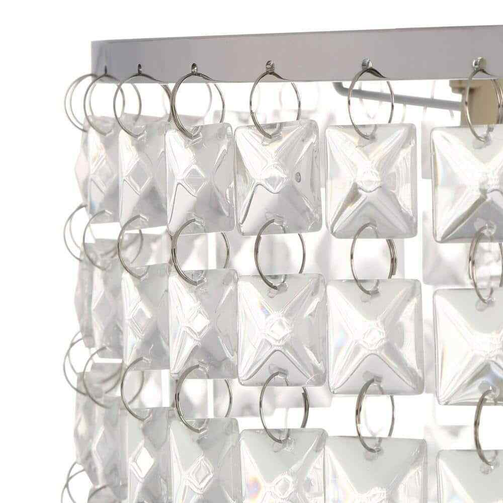 BAZZ Glam Cobalt 3-Light Brushed Chrome Ceiling Light PL3413CC