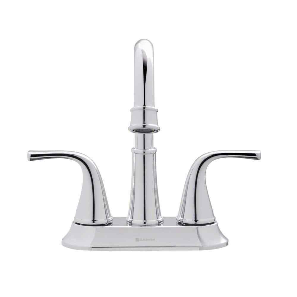 Glacier Bay Bettine 4 in. Centerset 2-Handle High-Arc Bathroom Faucet in Chrome