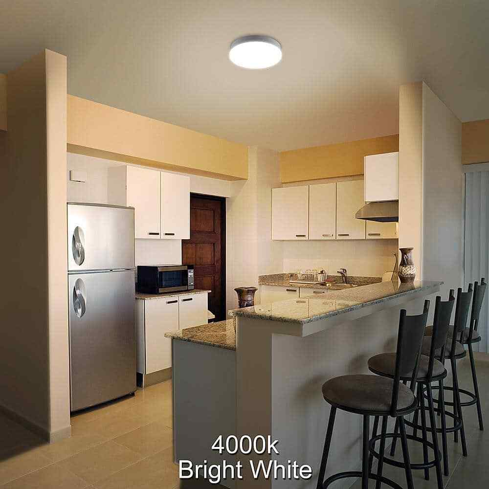 Commercial Electric 7 in. Low Profile LED Flush Mount Ceiling Light Fixture