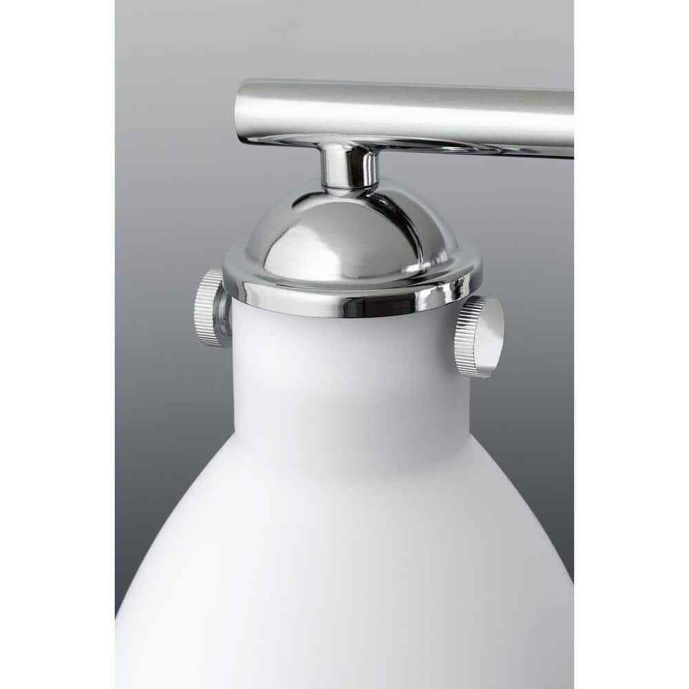 Progress Lighting Fuller Collection 1-Light Polished Chrome Bath Sconce