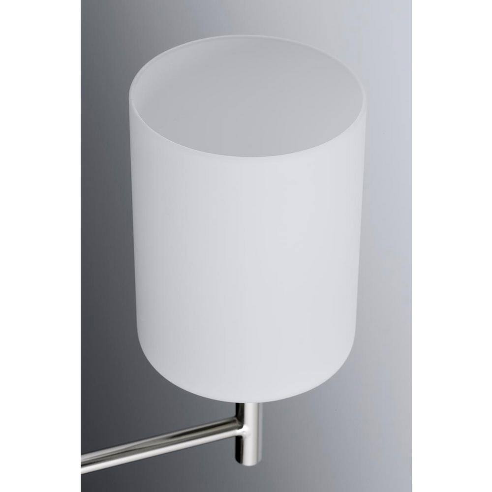 Progress Lighting Replay Collection 1-Light Polished Nickel Vanity Wall Light