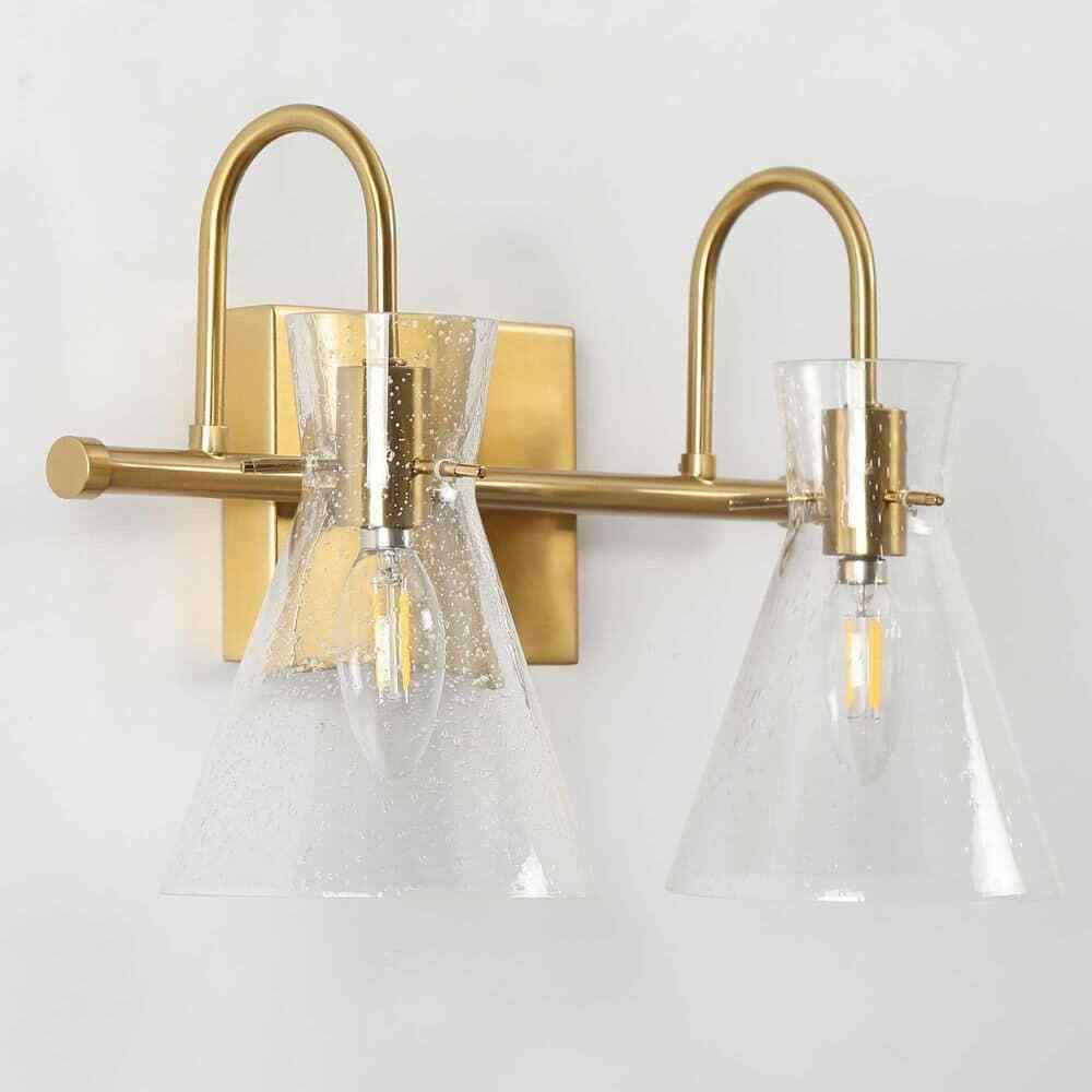 Uolfin Modern Gold Bathroom Vanity Light