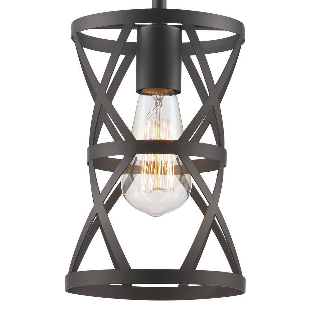 Sphynx 1-Light Rubbed Oil Bronze Pendant Ceiling Light Fixture