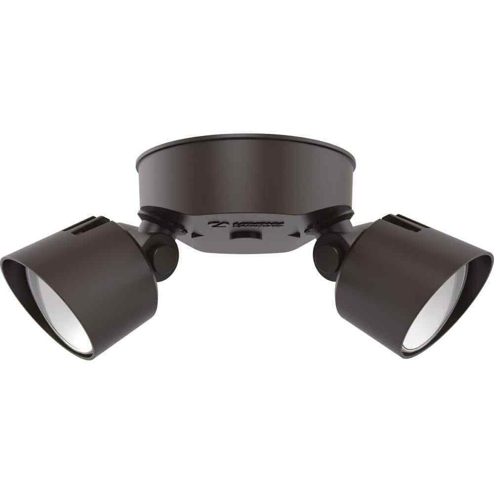 Lithonia Lighting Contractor Select HGX Dark Bronze Outdoor LED Flood Light