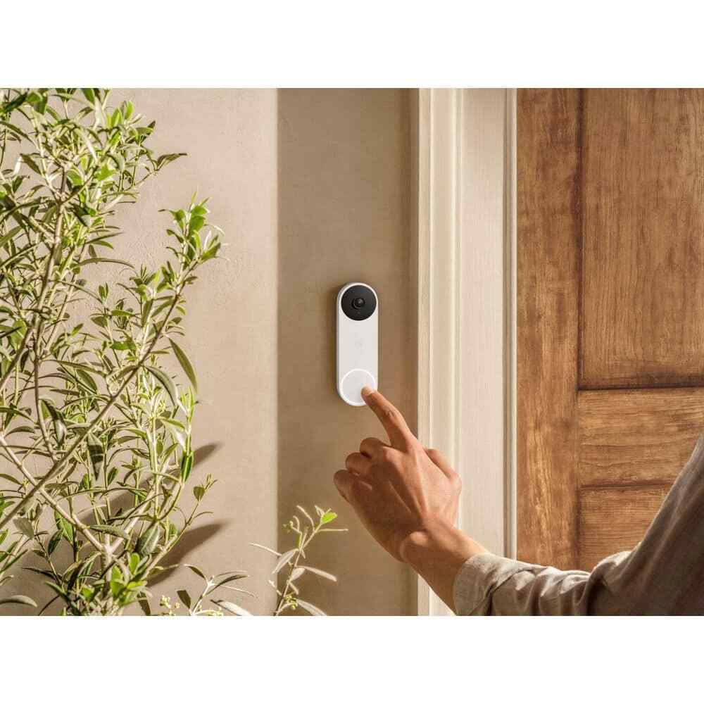 Google Nest Doorbell Wired 2nd Gen - Snow GA02767-US