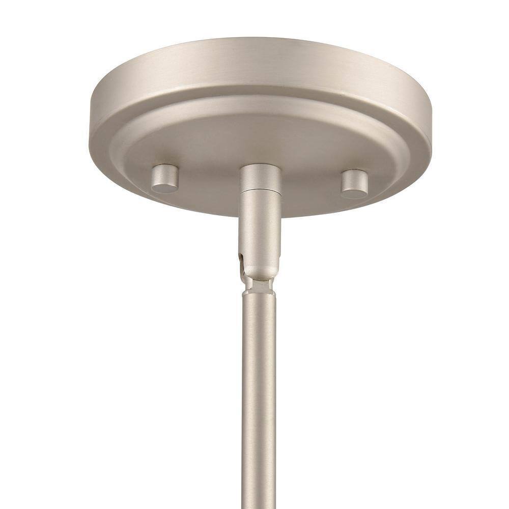 Millennium Lighting Moven 1-Light 5 in. Satin Nickel Hardwired Mini-Pendant