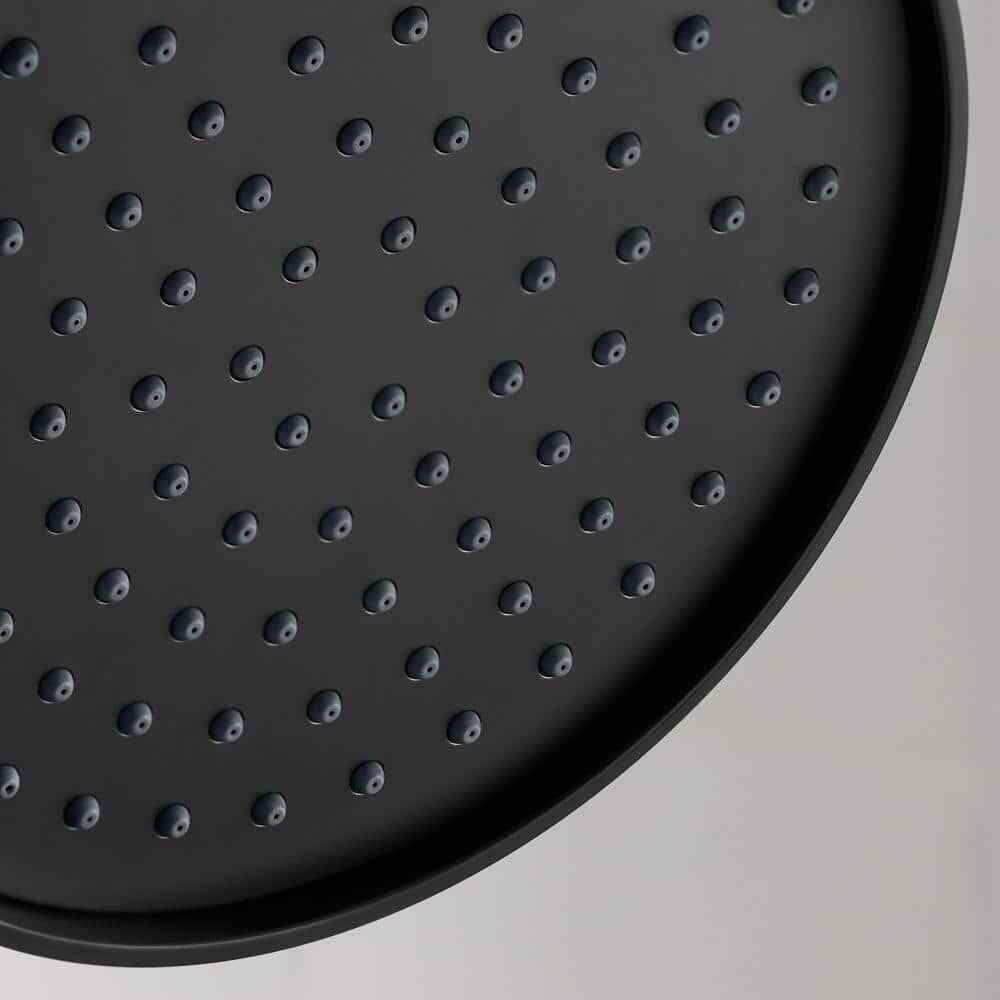 Glacier Bay 1-Spray Patterns w/ 1.8 GPM 7.4 in. Tub Wall Mount Fixed Shower Head