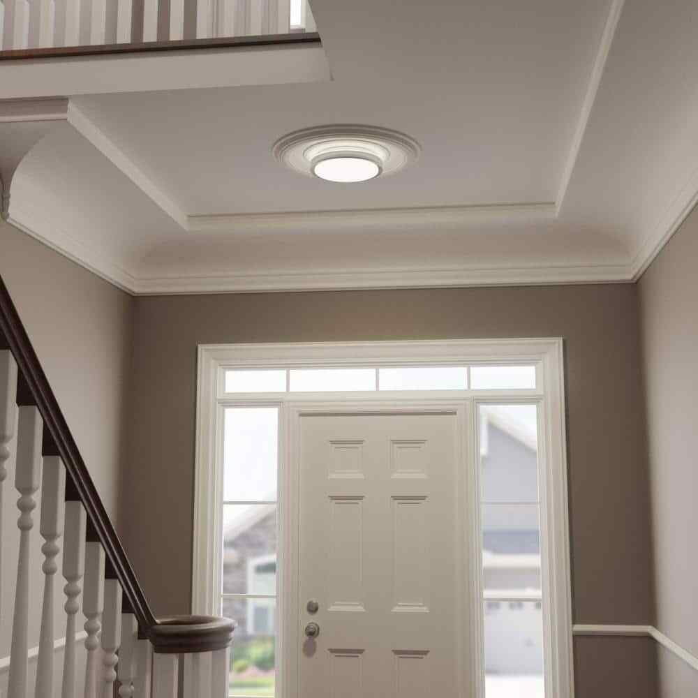 Globe Electric Wi-Fi Smart 11" Brushed Nickel Smart LED Integrated Flush Mount