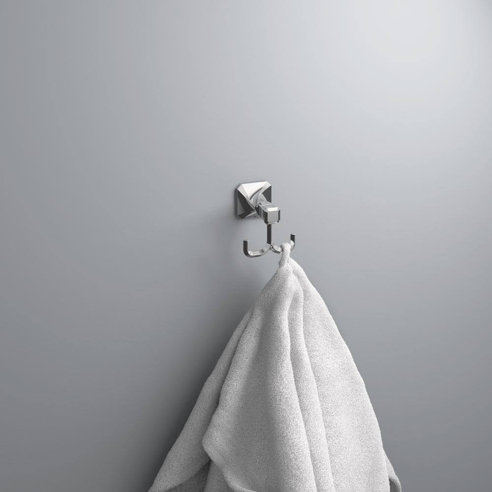 Franklin Brass Napier Multi-Purpose Bathroom Robe and Towel Hook in Chrome