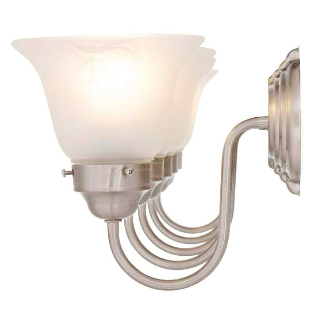 Volume Lighting 5-Light Brushed Nickel Bath Vanity Light Fixture