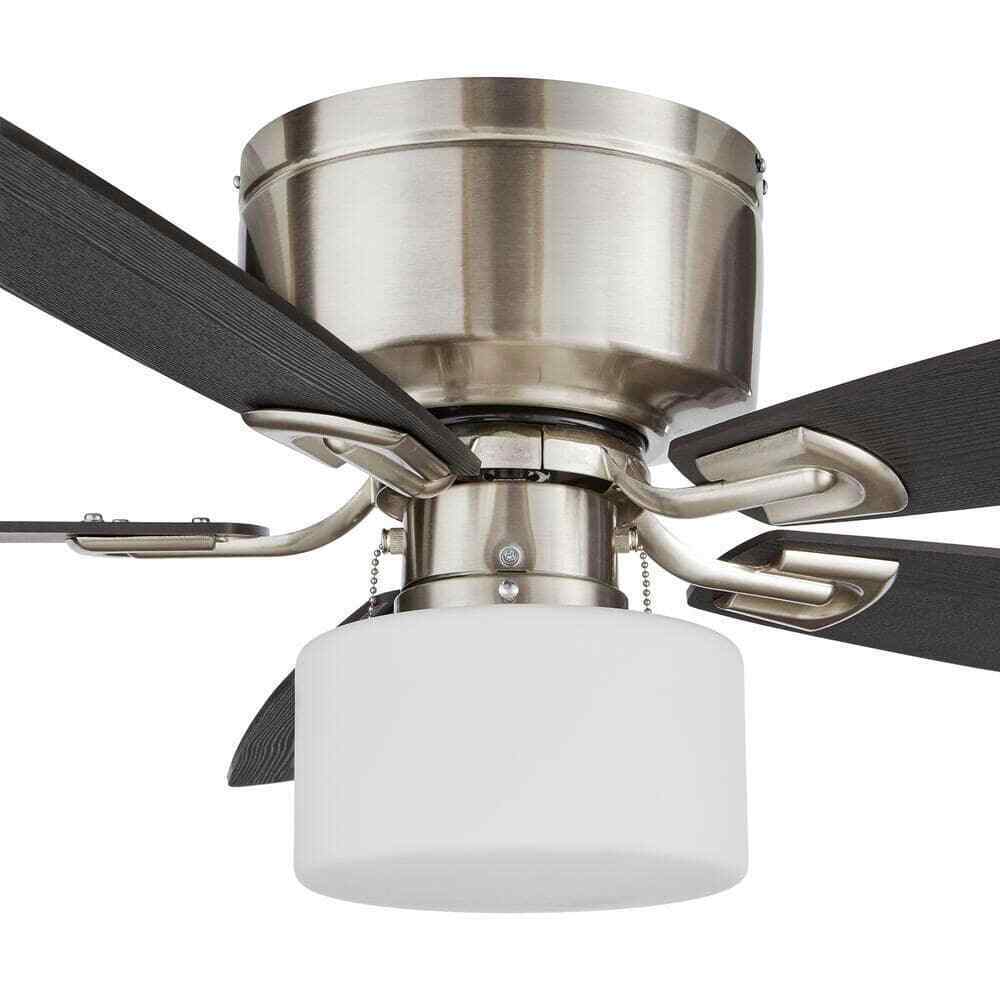 Bellina 42 in. Brushed Nickel Ceiling Fan with Light Kit RH5H1-BN