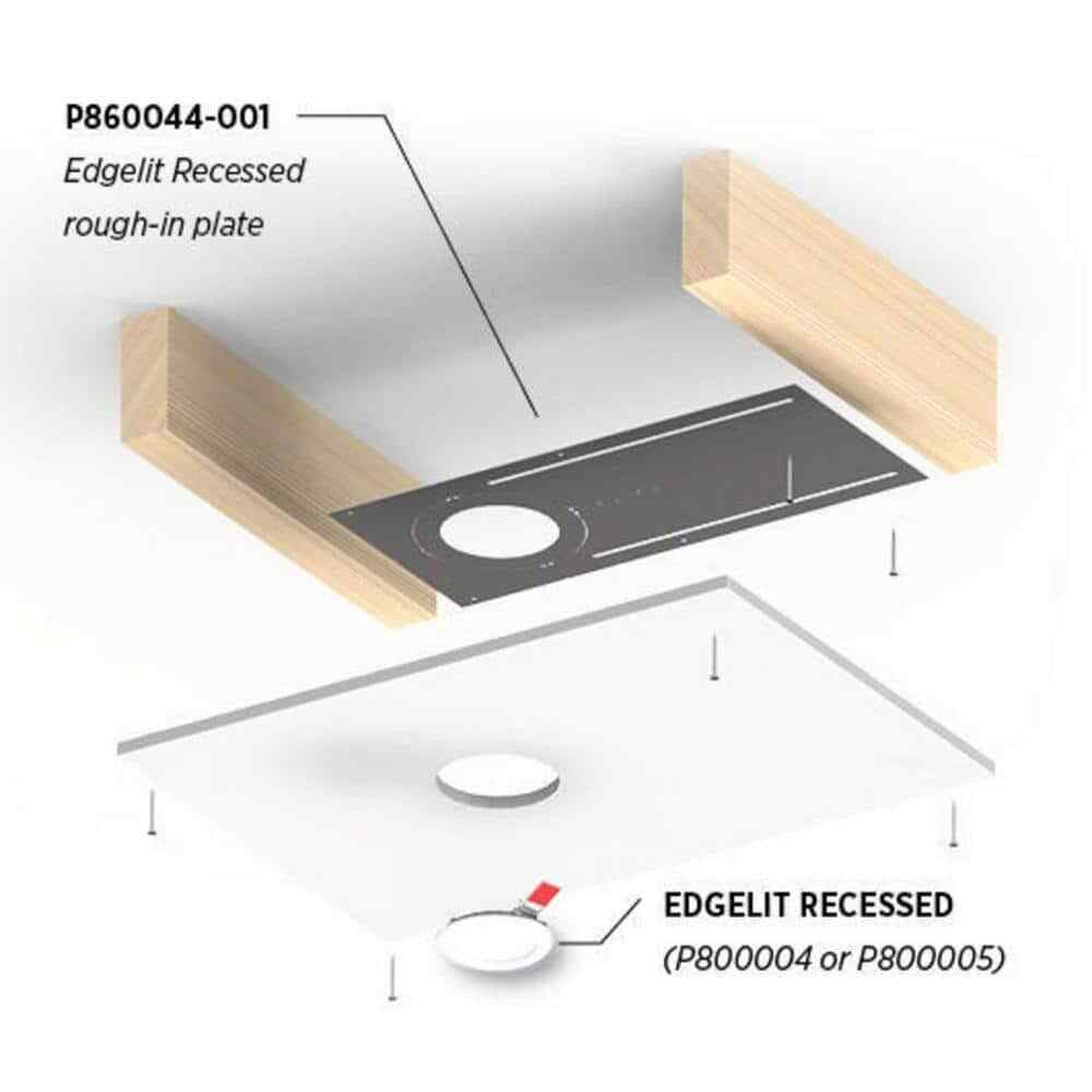 Progress Lighting 7 in. 3000K White Integrated LED Recessed Trim