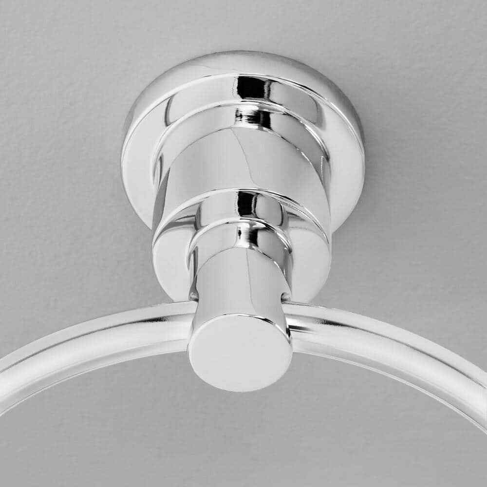 Glacier Bay Sebring Towel Ring in Polished Chrome BTH-086-122