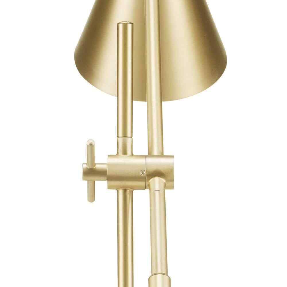 Novogratz x Globe Electric Tacoma 18 in. Matte Brass Balance Arm Desk Lamp 52887