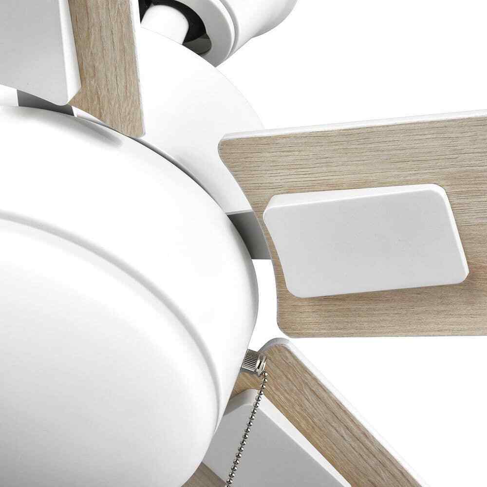 Hampton Bay 52" Corwin Indoor/Outdoor Matte White LED Ceiling Fan w/ Light Kit