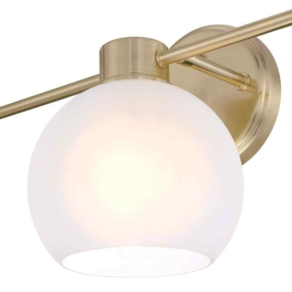 Westinghouse Lighting Dorney 24 in. 3-Light Champagne Brass Vanity Light