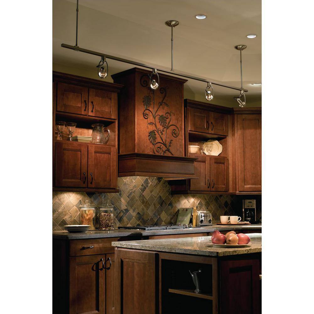 Progress Lighting Alpha Trak Collection 1-Light Brushed Nickel Lighting Head