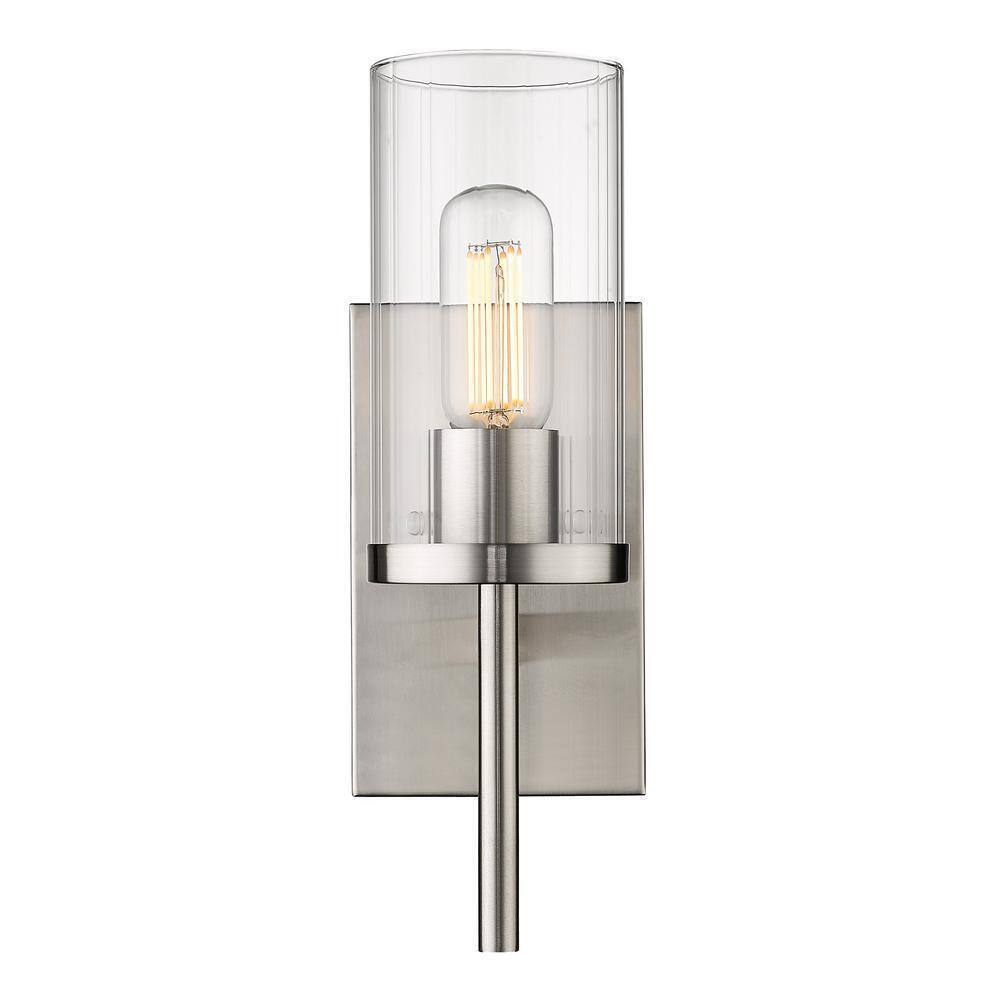 Golden Lighting Winslett 4.875 in. 1-Light Pewter Sconce