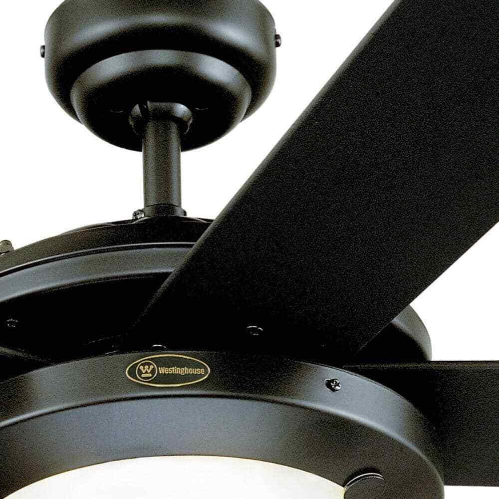 Westinghouse Comet LED 52 in. LED Matte Black Ceiling Fan with Light Fixture
