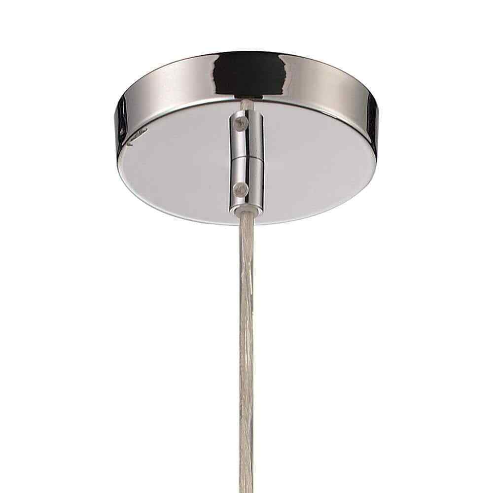 Transglobe 1-Light Rust Bohemian Mini Pendant Light with Concrete Shade