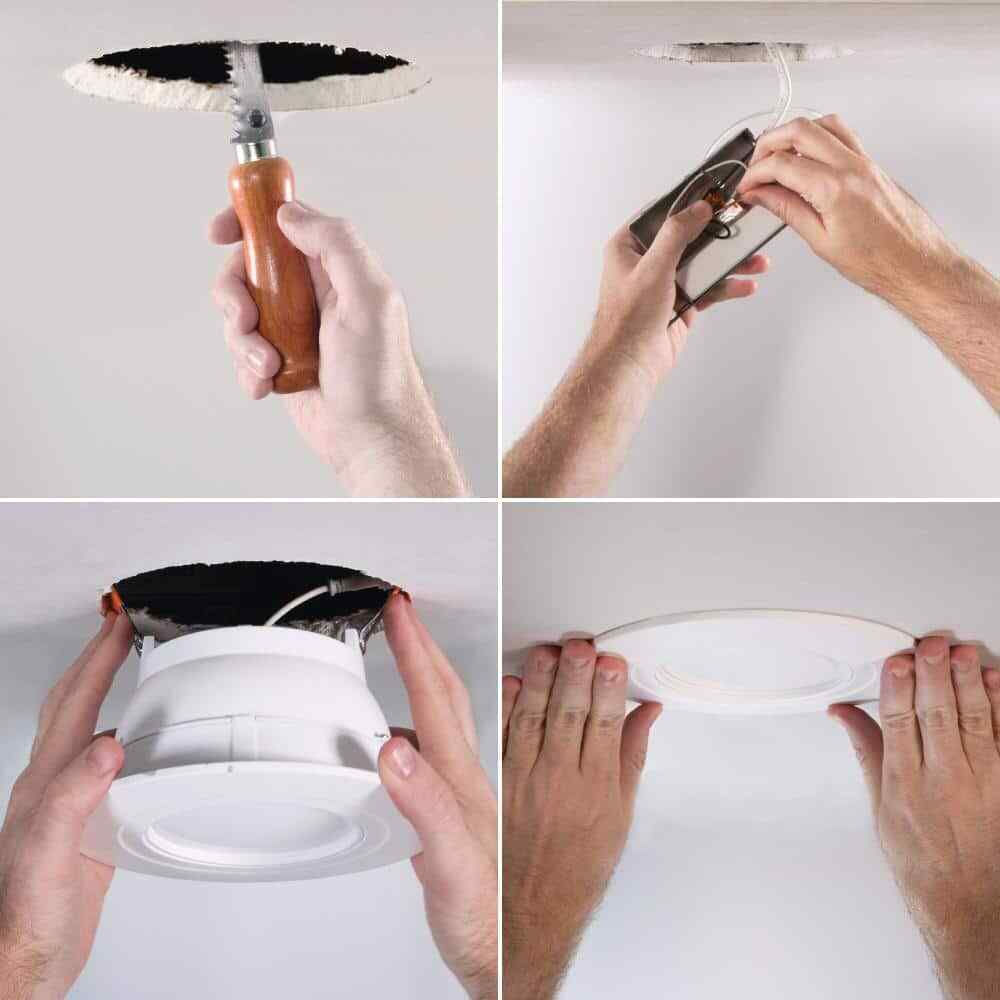Halo RA 6 in. Canless Recessed Adjustable Gimbal LED Kit