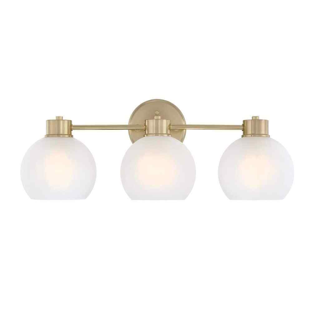 Westinghouse Lighting Dorney 24 in. 3-Light Champagne Brass Vanity Light