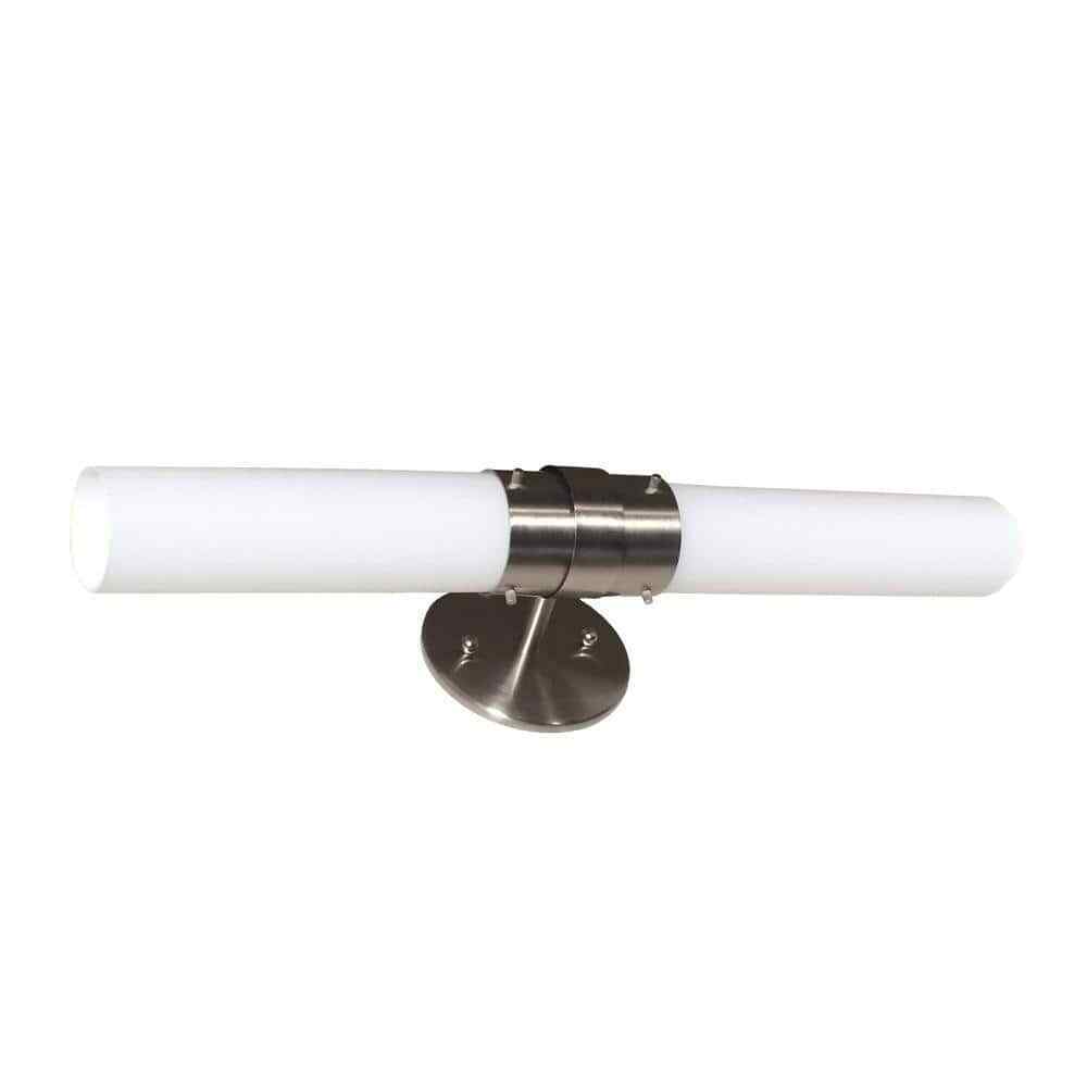 Bel Air Lighting Fusion 20 in. 2-Light Brushed Nickel Bathroom Vanity Light