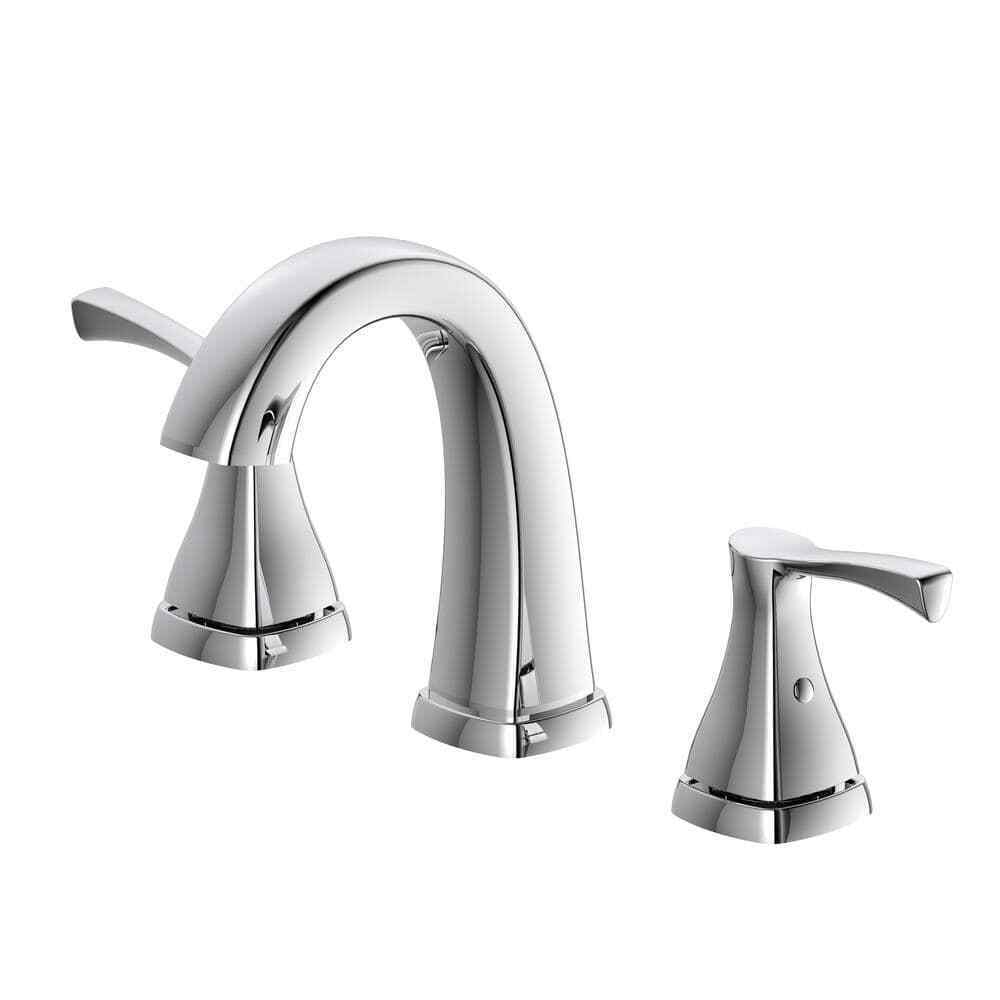 Glacier Bay Calandine 8 in. Widespread 2-Handle Bathroom Faucet in Chrome