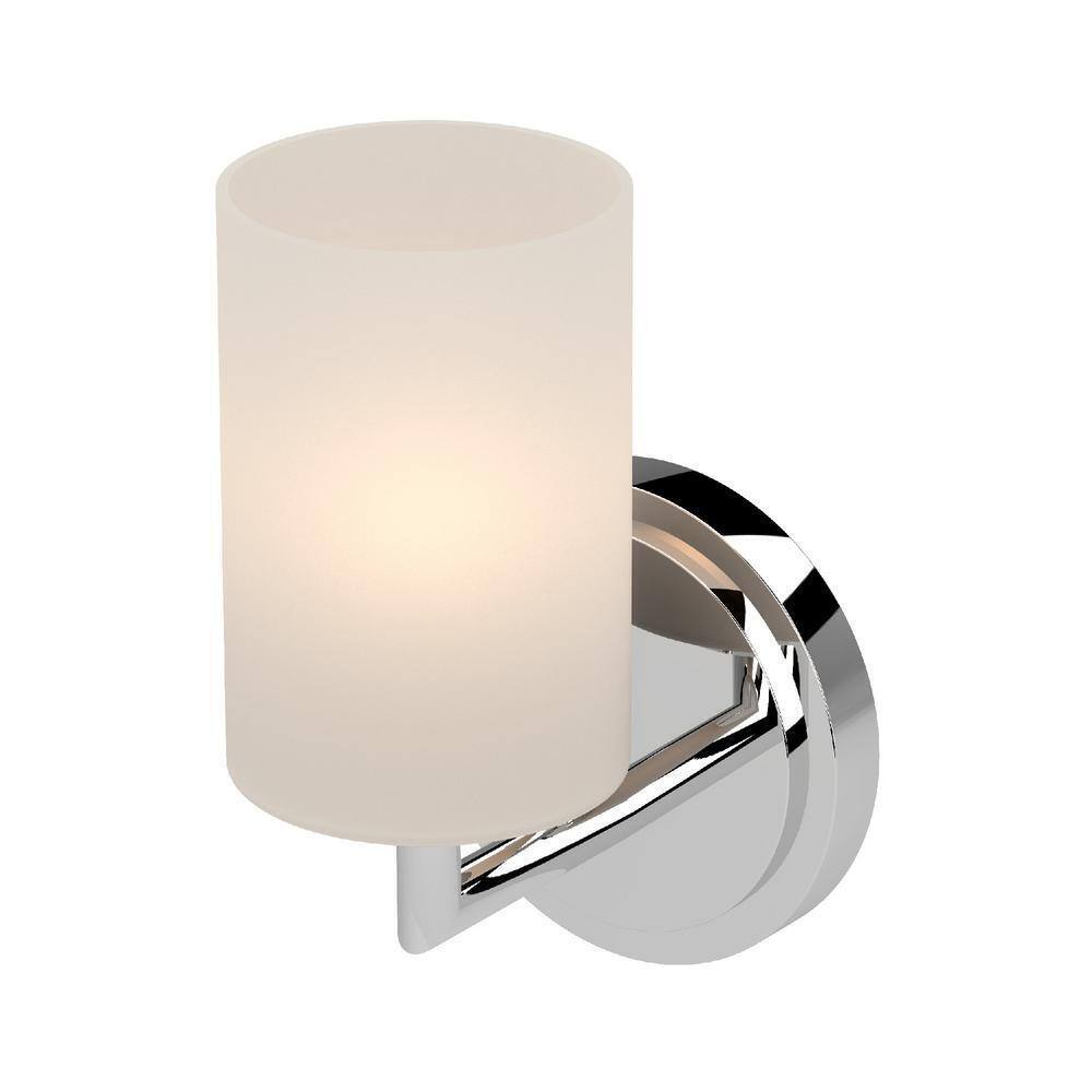 Volume Lighting Sharyn 6 in. Chrome Bathroom Light Wall Sconce