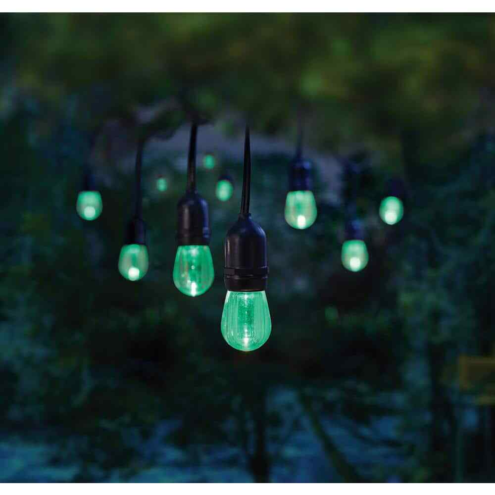 Home Decorators 12-Light 24 ft. Indoor/Outdoor Integrated LED String Light