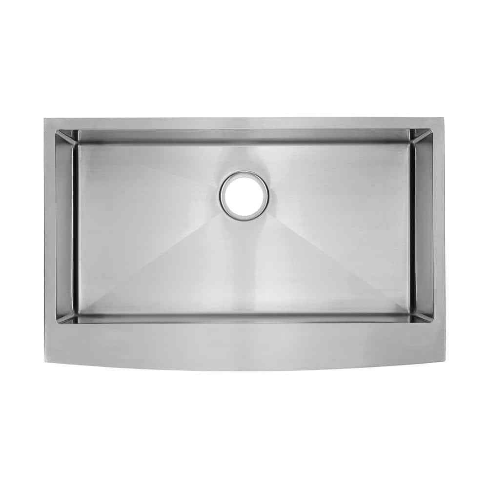 Swiss Madison Rivage 33 in. x 21 in. SS Single Basin Farmhouse Kitchen Sink