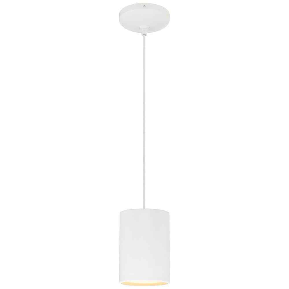 Access Lighting Pilson 1-Light Matte White Standard Pendant Light