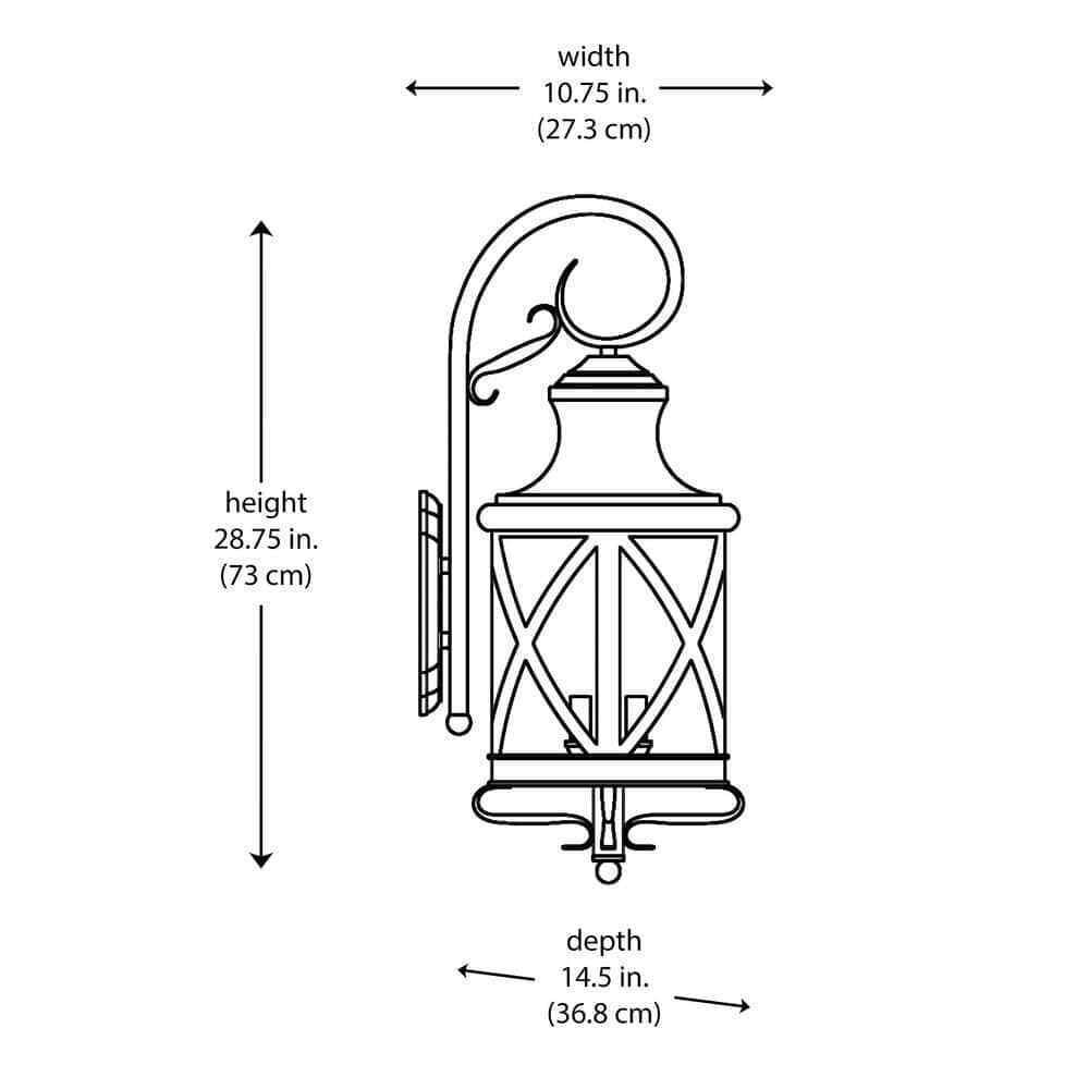Bel Air Lighting Chandler Rubbed Bronze Outdoor Wall Light Fixture Seeded Glass