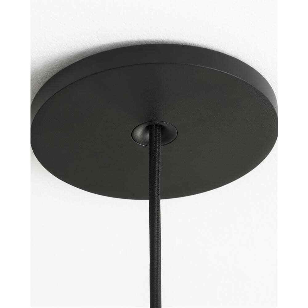 Vidalite Egul Integrated LED Black Adjustable Cylinder Mini Pendant Matte Black