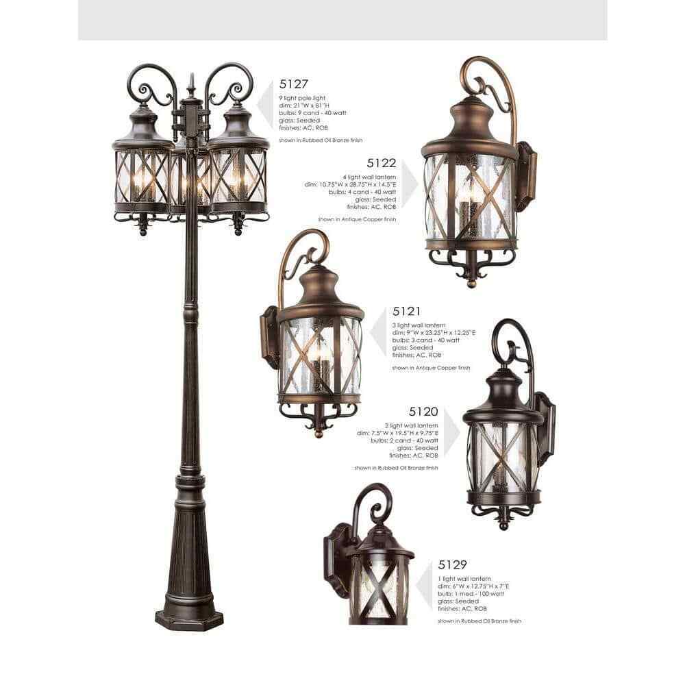 Bel Air Lighting Chandler Rubbed Bronze Outdoor Wall Light Fixture Seeded Glass