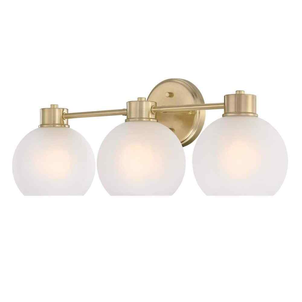 Westinghouse Lighting Dorney 24 in. 3-Light Champagne Brass Vanity Light