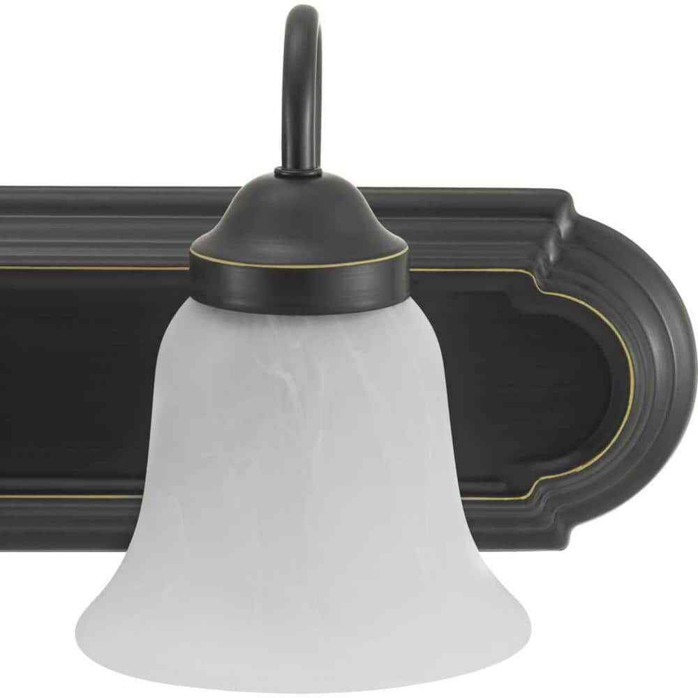 Progress Lighting Solvang 30 in. 4-Light Antique Bronze Vanity Light