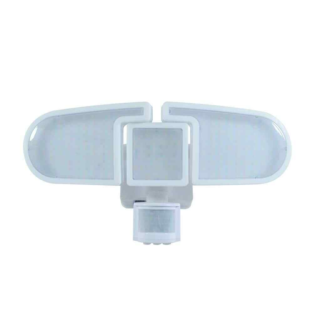 NATURE POWER White������Solar Motion Activated Integrated LED������Security������Flood������Light
