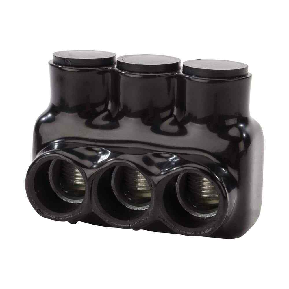 Polaris 250 MCM-6 AWG Bagged Insulated Multi-Tap Connector Black IPL250-3B