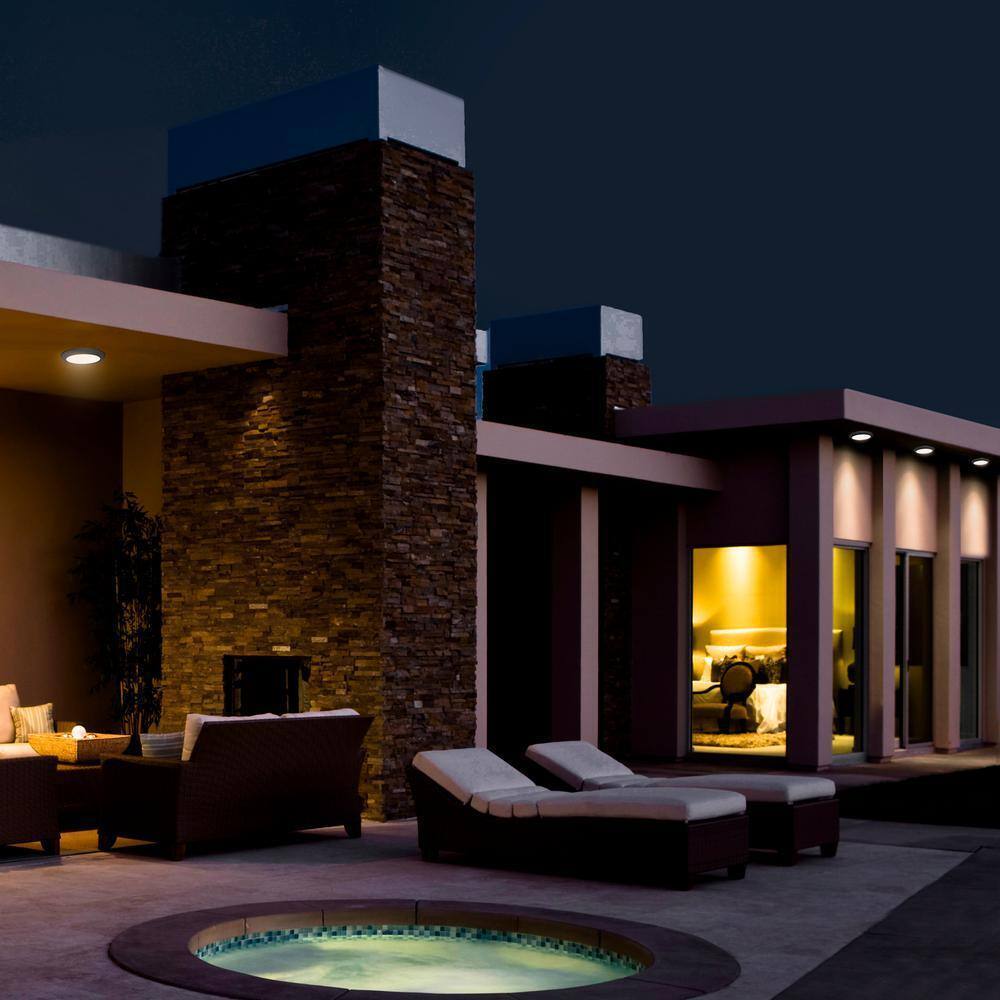 NEXT GLOW Ultra Slim Edge-Lit 6.5 in. White 4000K LED Ceiling Light 1-Pack