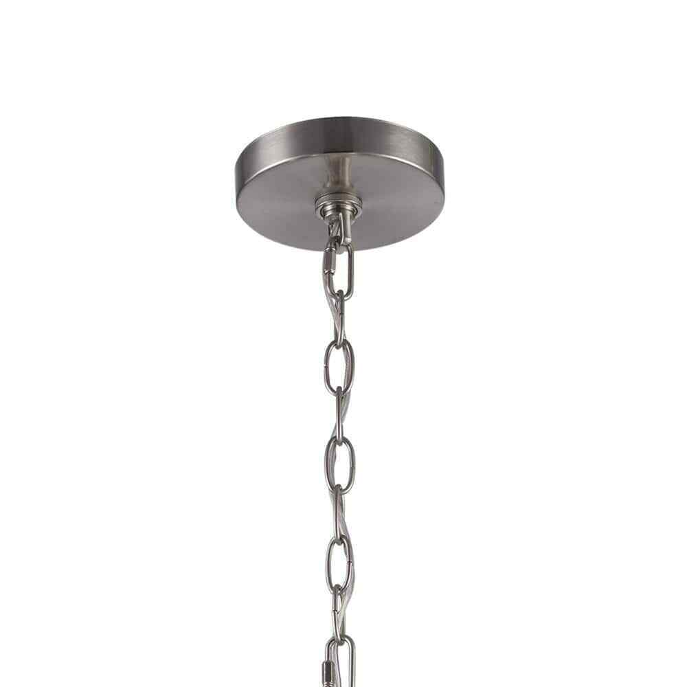 Monteaux Lighting Heath 5-Light Brushed Nickel Chandelier Light Fixture